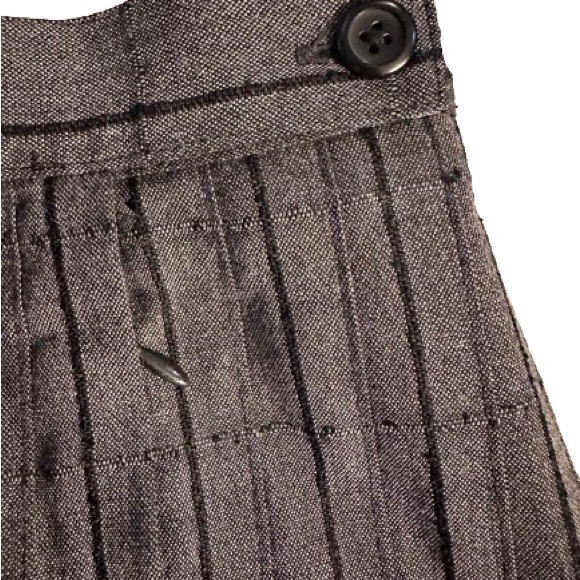Pendleton Grey Skirt, Wool Skirt, Pleated Skirt, Academic Skirt, Size 8 - Picture 3 of 9